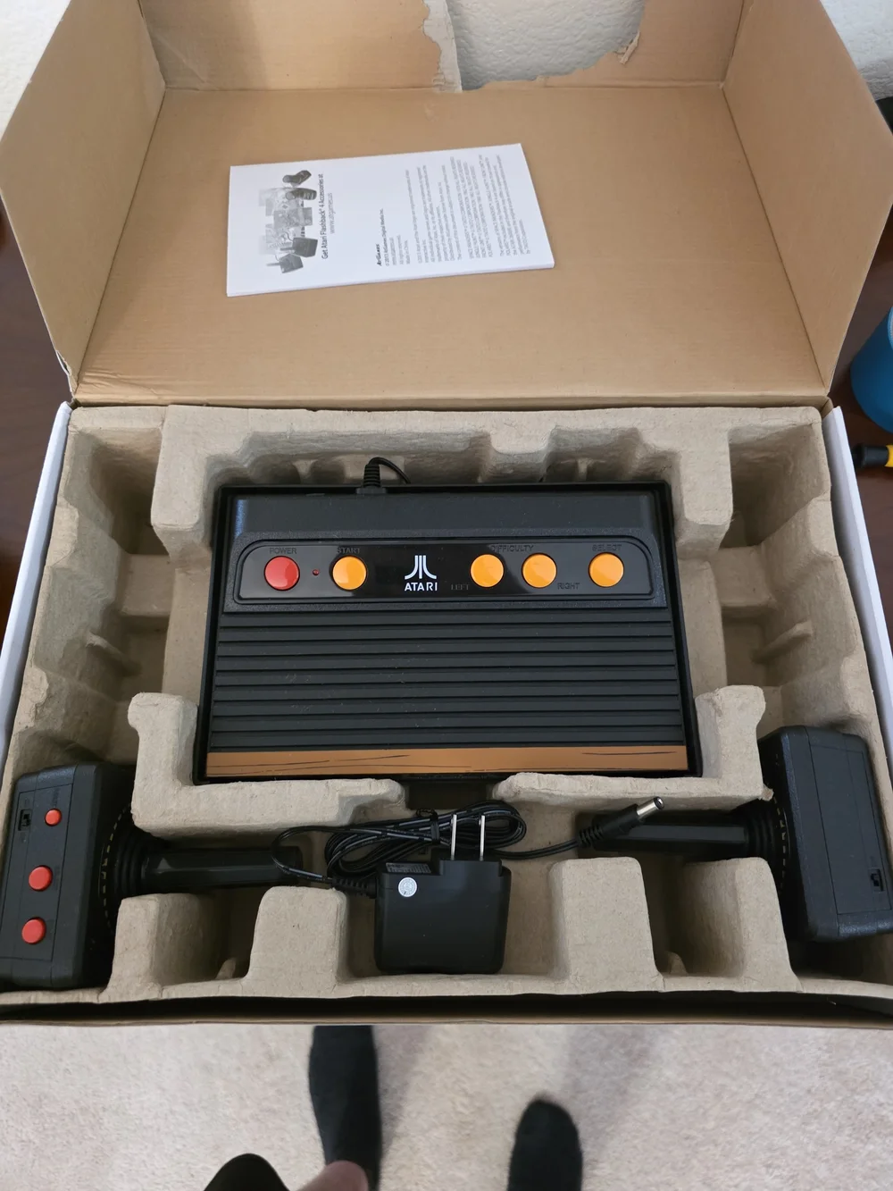 Atari Flashback 4 Classic Game Console - Black with Orange Accents